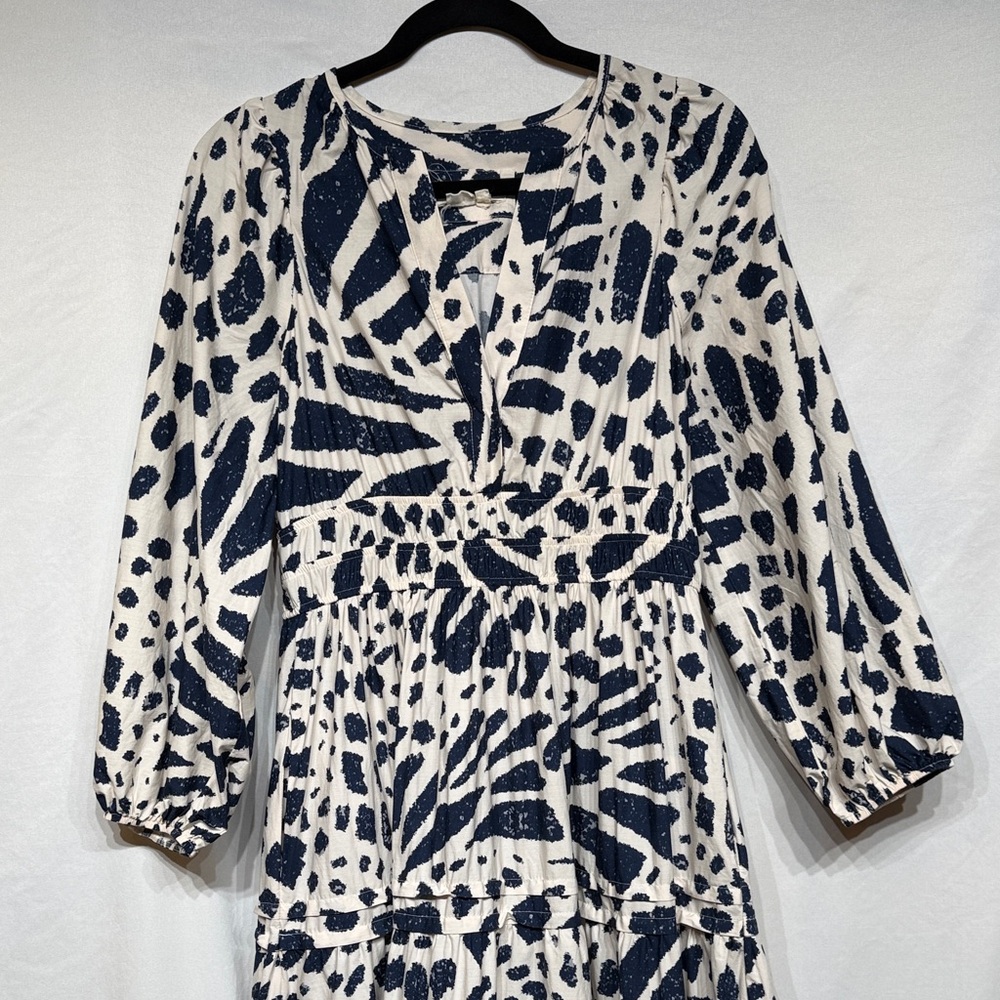 Anthropologie The Somerset Maxi Dress Long-Sleeve Poplin Edition Small Petite - Picture 3 of 11
